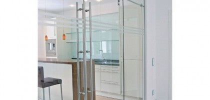 Stainless Steel Barn Door Hardware for Residential Sector