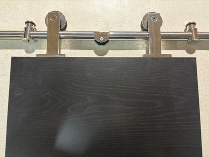 Amazon Polished Stainless Steel Barn Door Hardware